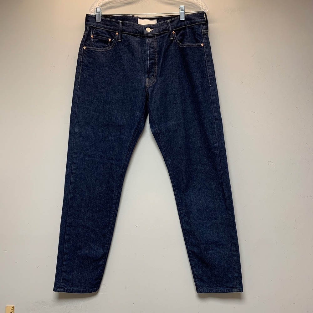 Mother Superior Jeans Women 32 Dark Wash Blue Excellent Tapered High Rise USA